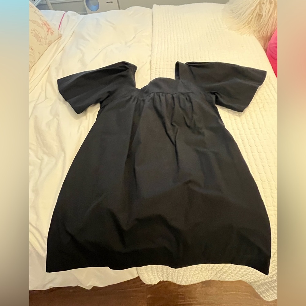 Three Graces black cotton dress